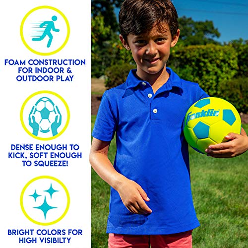 Franklin Sports Foam Soccer Ball - Perfect For Practice And Backyard Play - Best For First-Time Play And Small Kids - 6.5 Inches #TOP2