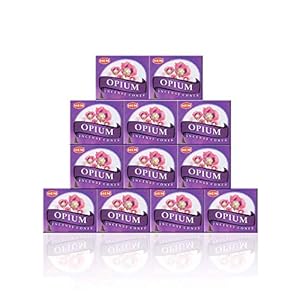 Opium case of 12 boxes 10 cones each hem incense from india  urban country home decor