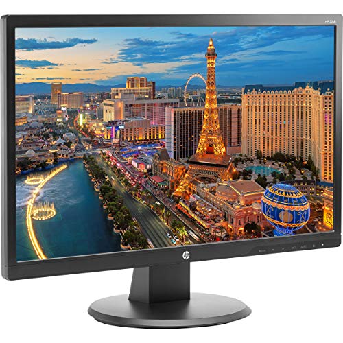 Image of HP 22uh 21.5-inch Full HD 1920 x 1080 LED Backlit LCD Monitor 2-Pack Bundle with Desk Mount Clamp Dual Monitor Stand