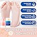 Crack Feet Prevention Stick, Urea Cream 60%, Anti Crack Foot Cream Stick, Strength Moisturizer Foot Lotion stick, Softening and Nourishing Cream, for Dry, Cracked Heels & Thickened Skin (Pink+Blue)
