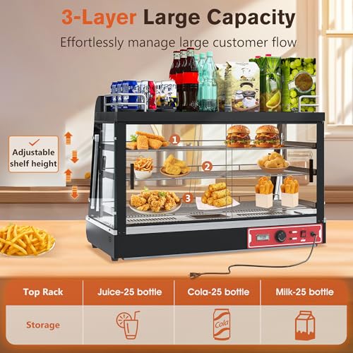 Commercial Pretzel Warmer Display Case