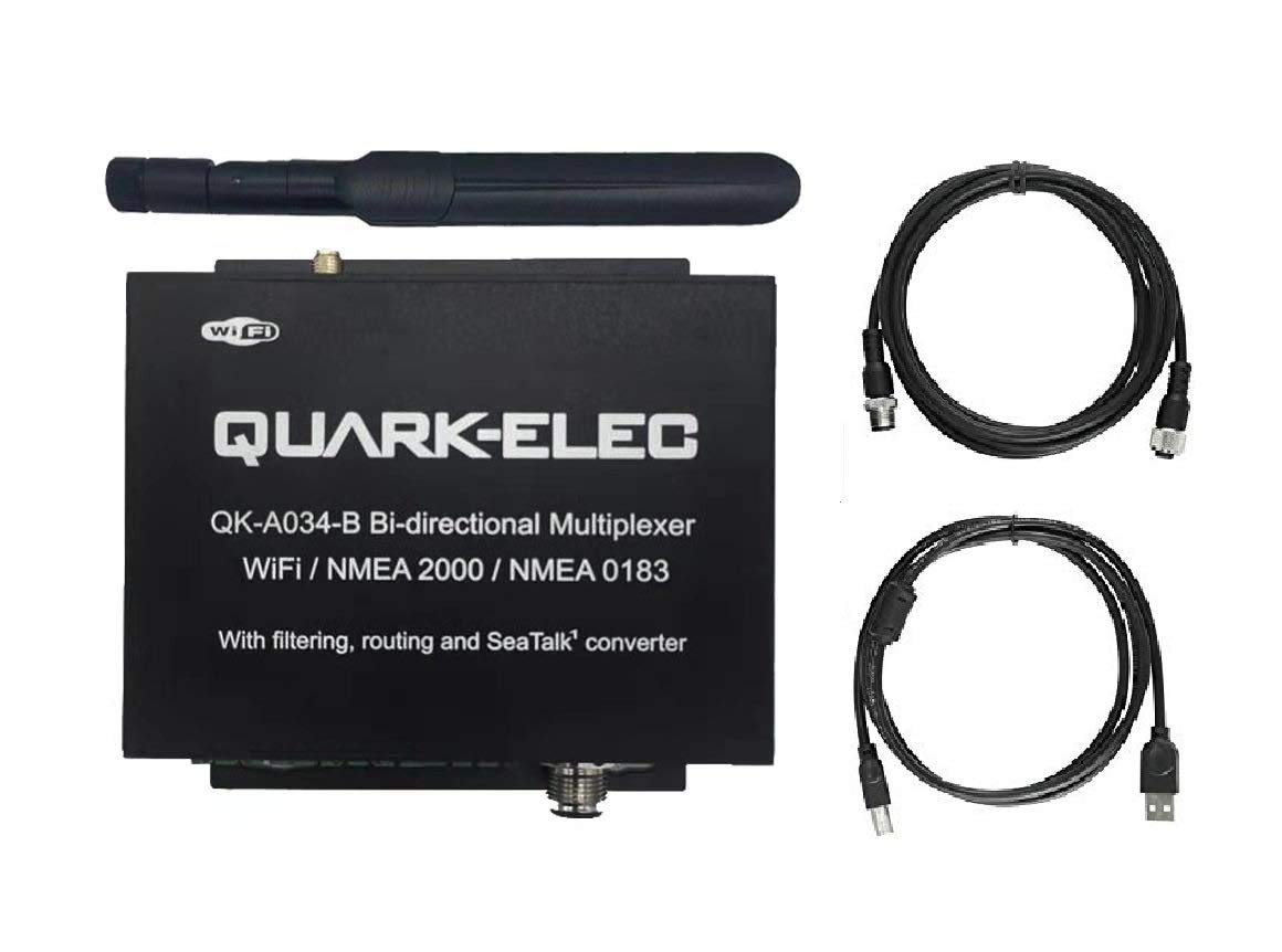 QK-A034-B Bidirezionale WiFi a NMEA 2000 Gateway Multiplexer (con convertitore SeaTalk (ingresso) e opzioni di ingresso/uscita NMEA 0183)