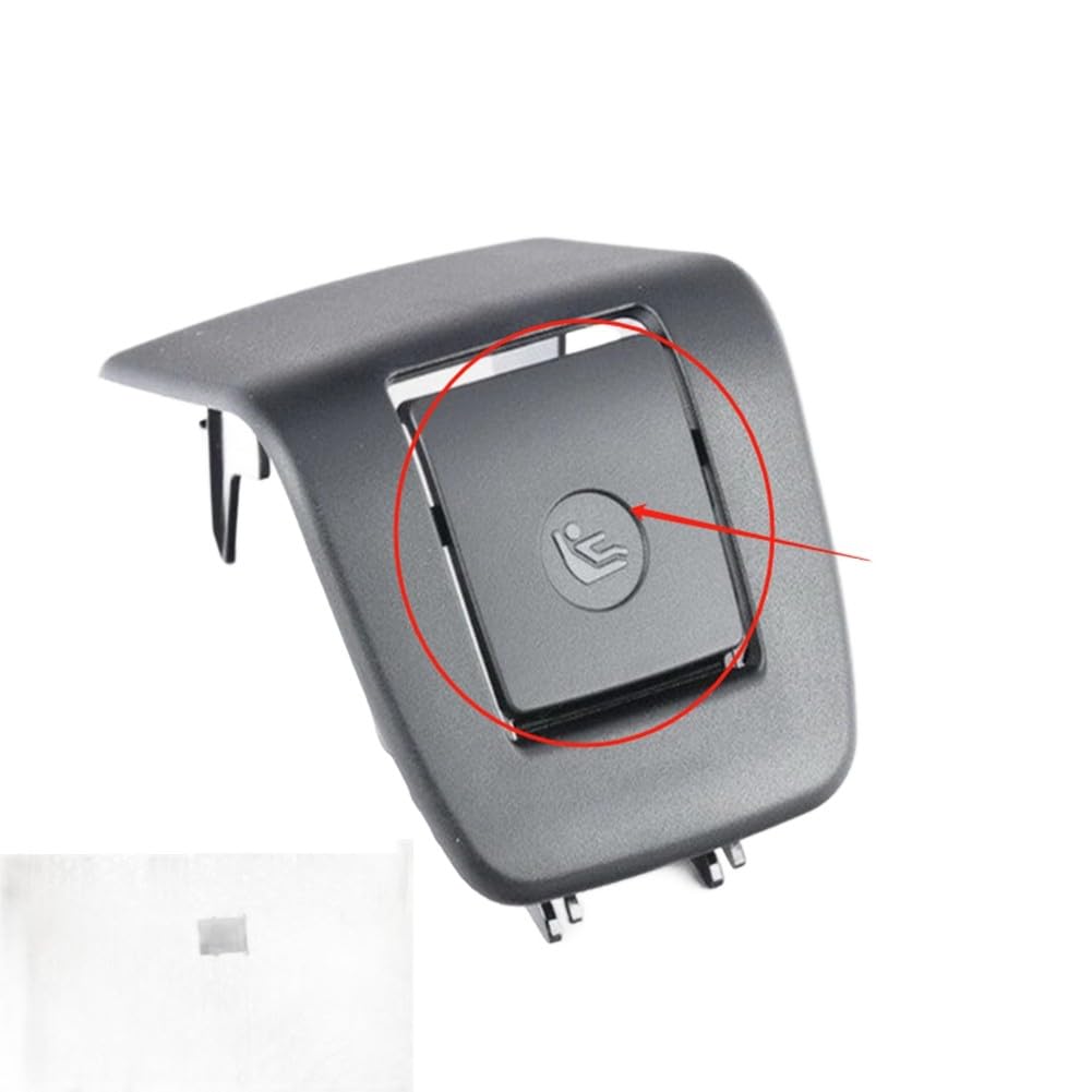 Funda para asiento trasero Isofix, guía Isofix, anclaje de asiento infantil, para BMW Serie 4 F33 2013-2020, pieza de repuesto ABS negra 52207337342