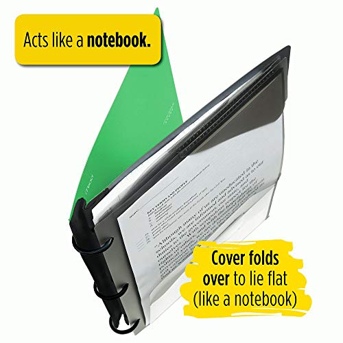image for Five Star Flex Hybrid NoteBinder, 1 Inch Binder with Tabs, Notebook an