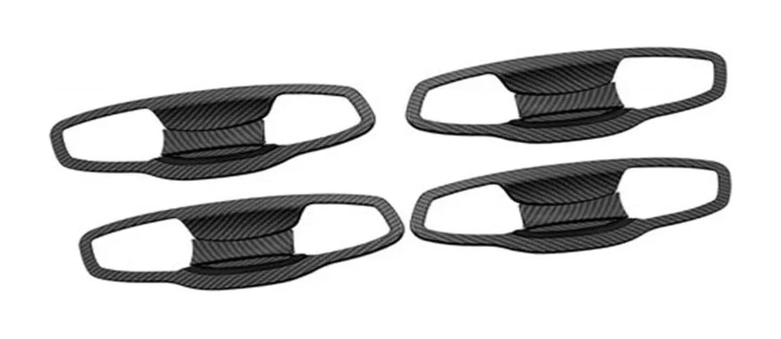 Hckclmbmzw Carbon C For Golf 7 Mk7 2013-2019 Protective Cover Door Handle Outer Bowls Trim Car Assecories Styling Stickers Door Handle Cover(Carbon C)