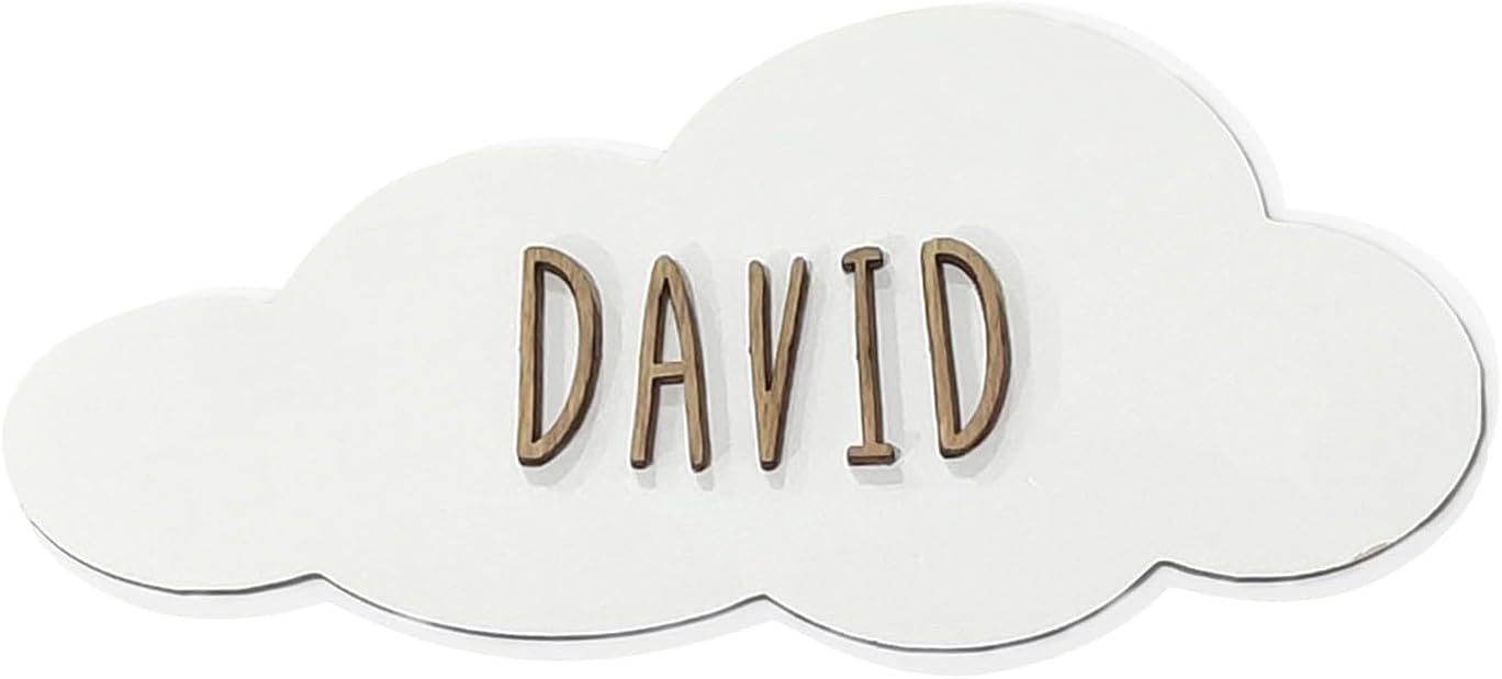 Targa Nome Personalizzata In Legno Per Bambini - Decorazione Camera, Fino A 96cm - Foto 5