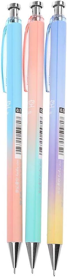 Autone Cute Moon Star Plastic Mechanical Pencil Automatic Pen for Writing School Supply