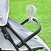 WiHoo Portable Stroller Fan, 11H Ultra-long Battery Life 3 Speed 360°Rotate, USB Rechargeable or Battery Operated Cooling Clip On for Baby Crib Travel Car Seat White