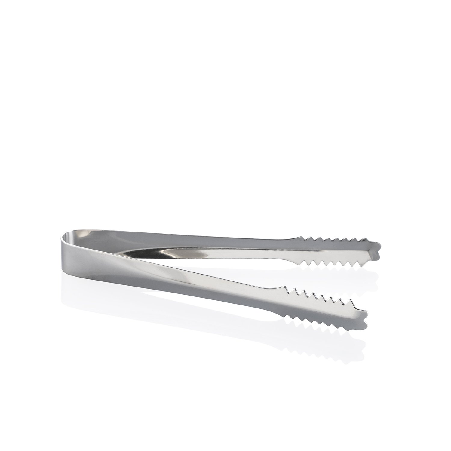 Urban Snackers Ice Tong V Shape, Stainless Steel, Silver, Use for Ice Salad Roti Chapati Kitchen and Bar Serving Accessories Home, Bar and Restaurants (18.5 x 7.5 cms) - Image 3 thumbnail