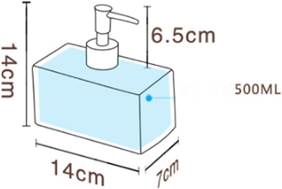 Soap Dispenser, Bathroom Soap Dispenser Pump, Lotion Bottle Liquid Soap Dispenser(Gray)