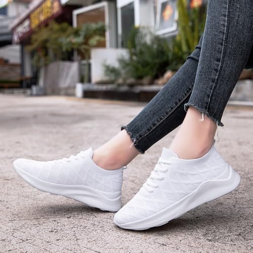 Image of Womens Walking Shoes Slip On Sneakers Tennis Shoes Running Sport Workout Gym Shoes Athletic Non Slip Lightweight Breathable Fashion Casual Shoes for Travel Work