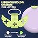 Flying disc Clips Ultimate Flying disc Button 1-Pack Sports Glow disc Hook Mount Green Colorful Luminous Flying disc Clips Suitable for Outdoor Sports Carrying and Storage (Green + Purple 2 pc)