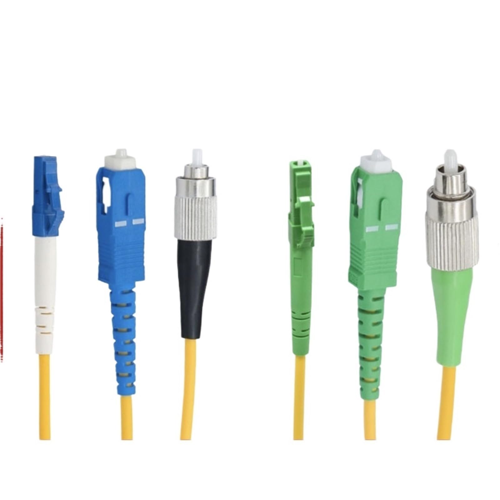 Fibre Nue multimode OM4 FCA 100 m 5 km avec connecteur for Plateau d'extension de Test de Disque de Fibre, Faux Cavalier Optique SCA LC 1 km(100m OM4 LC-LC)