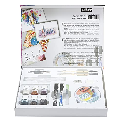 Pébéo Aquarelle fine coffret collection, Coloris Assortis, 39,6Xx28,3x5cm 300611 – vue 3