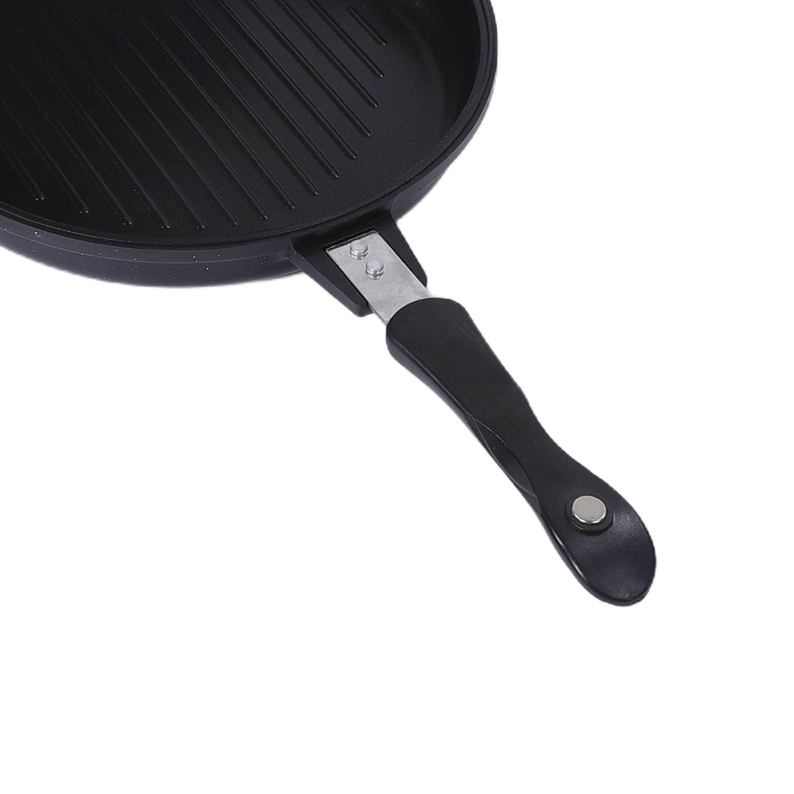 Dwustronna Patelnia Grillowa, Nieprzywierająca Płyta Kuchenna Tostowa Opiekacz do Kanapek Grill Naczynia do Gotowania w Domu Przybory Kuchenne (Okrągły)
