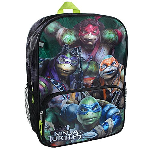 Teenage Mutant Ninja Turtles Backpack 2014 Movie - green and black