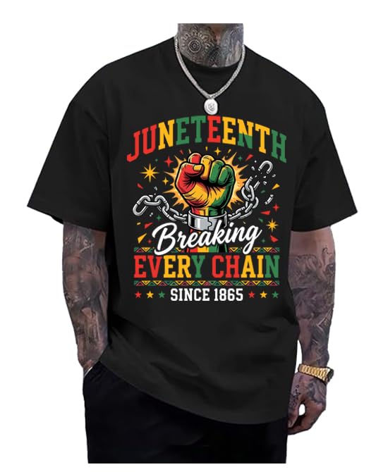 Juneteenth Shirts Men Funny Juneteenth Shirts Women Black History T-Shirt