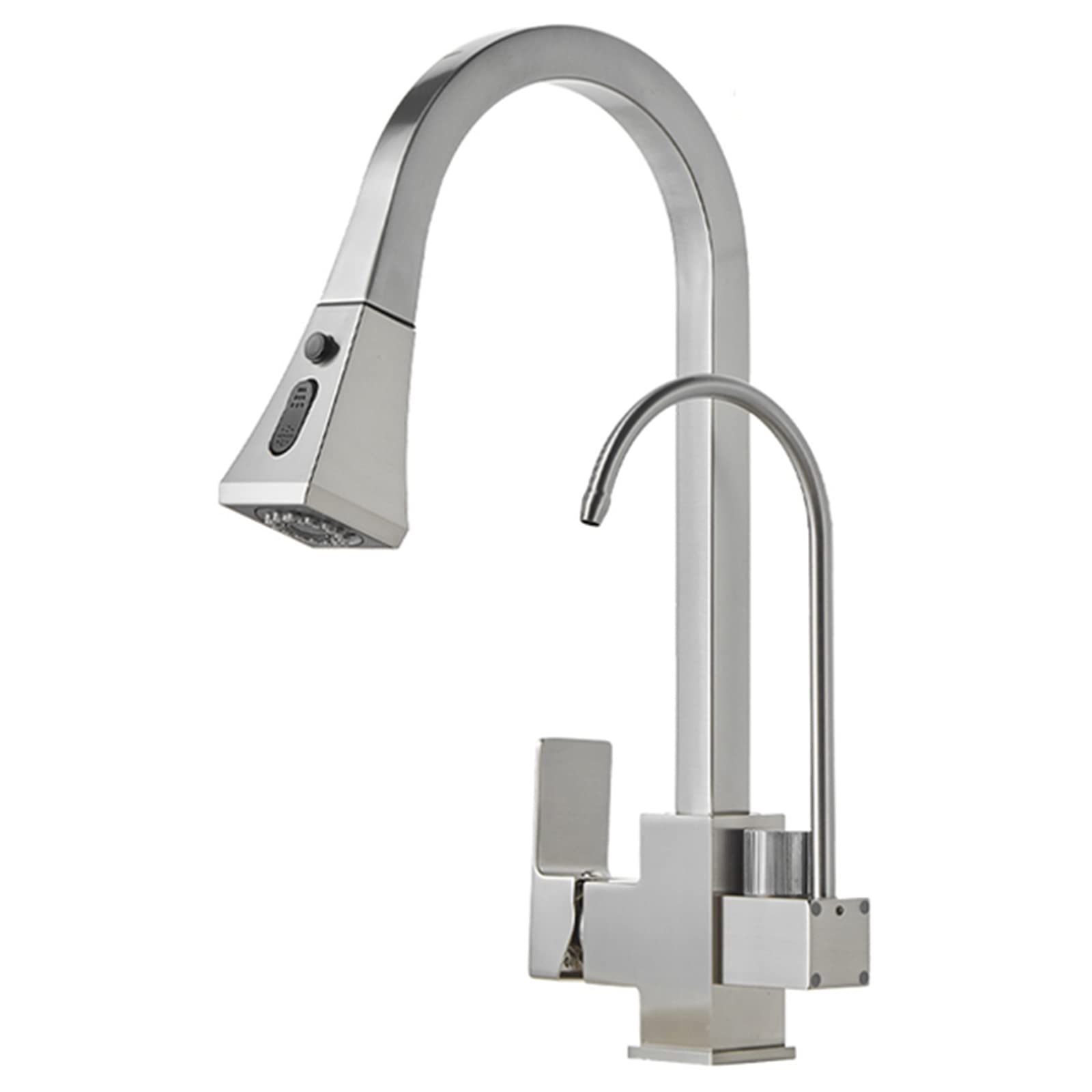 Robinet d'eau potable intégré pour mitigeur de cuisine à bec pivotant 360