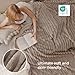 Bedsure GentleSoft Light Brown Fleece Blanket for Couch - Cozy Soft Blankets for Women, Cute Small Throws for Girls, 90x90 Inches