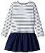 Scout + Ro Girls' Long-Sleeve Striped Drop-Waist Dress