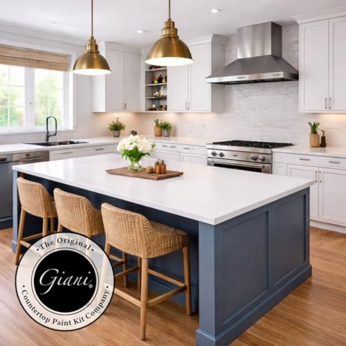 Image of Giani Easy Epoxy Quartz Countertop Paint Kit (White Glass)