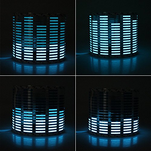 IMAGE 90x25cm Car Auto Music Beat Rhythm LED Glow Lights Lamp Sound Activated Equalizer Sticker
