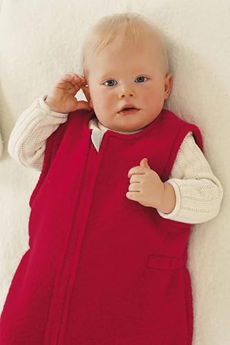 Miniatura 4 de Saco de dormir para bebé, manta térmica cálida de lana merina, tallas 0-36 meses