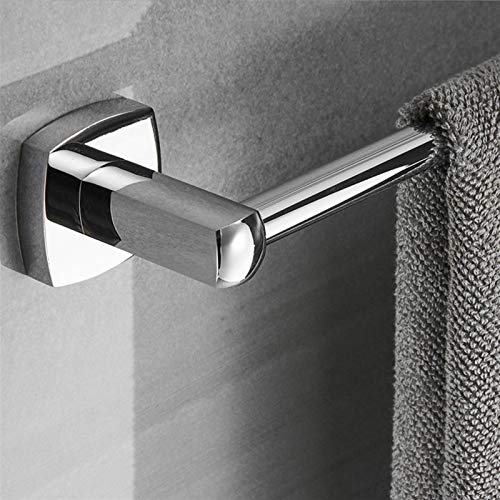 Porte-serviettes mural en acier inoxydable de 50cm pour salle de bain