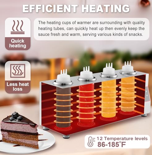 Distributeur de fromage nacho électrique pour soirées et buffets chauds - 3