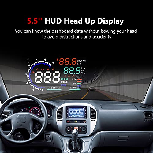 5.5'' HUD Head Display Multi-Color