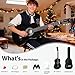 ZENY Beginners 38 inch Acoustic Guitar Package Kit for Right-handed Starters Music Lovers w/ Case, Strap, Pitch Pipe and Pick (Black)