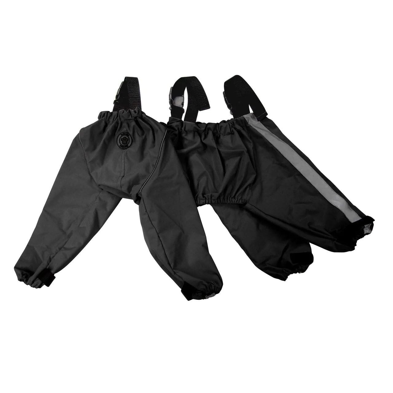 FouFou Dog FFD 62565 Bodyguard Hunde-Regenmantel-Trainingsanzug, XL, schwarz