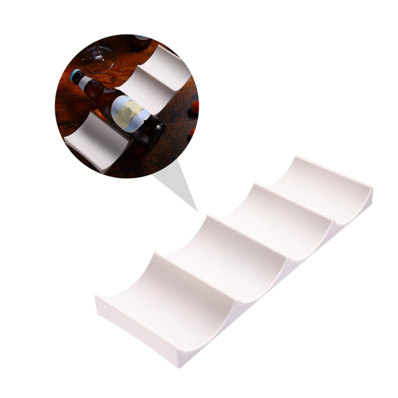 Set di scaffali per bottiglie di vino, decorazione da tavolo e da parete, decorazione per matrimoni e casa, grande capacità, amanti del vino, decorazione da scrivania e tavolo, PP