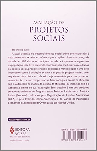 Avaliação de projetos sociais