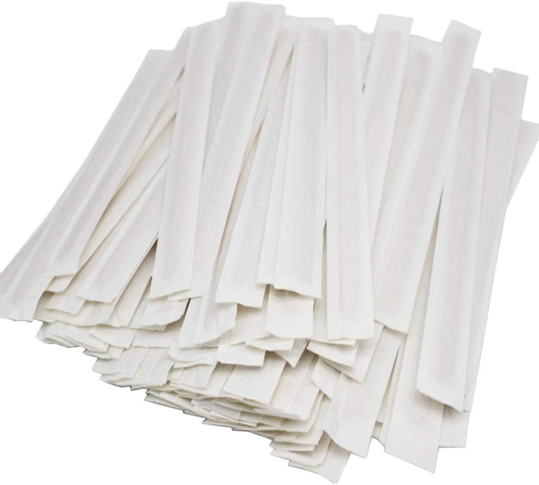 HotsUAE Coffee Stir Sticks, 100pcs/Pack Wooden Stir Stick Round End Disposable Eco Friendly Tea Coffee Stirrers Wood Stir Stick for Hot Drinks Individual Packing 14cm