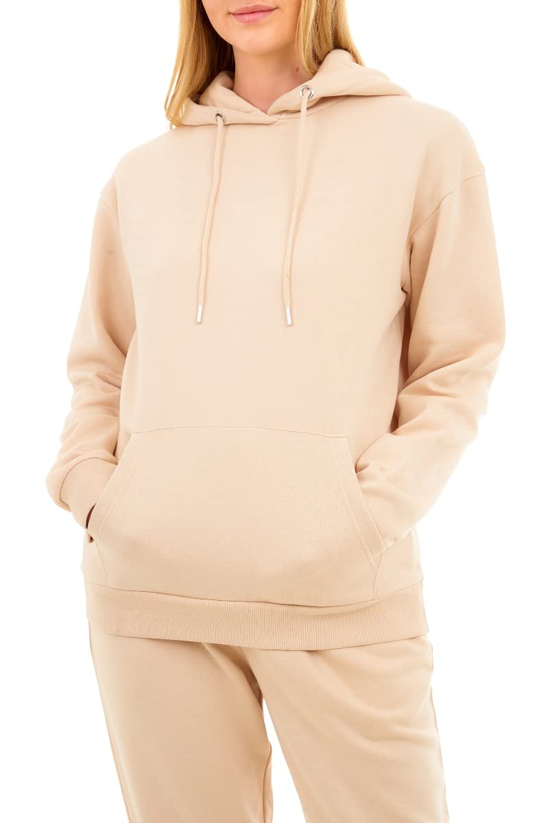 M17Sweatshirt, recycelt, übergroß, weich, kuschelig, Größe L, Pink