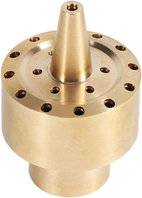 ANM 1/2-inch Brass Fountain Nozzle Sprinkler, Water Spray Head, Column Design. Fountain Nozzle Sprinkler Head, Brass Column Water Nozzle Spray Head for Garden Pond Etc.-image-15