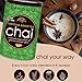 Tortoise Green Tea Chai Tea Latte Mix, 14 Oz, Green Tea, Organic Spices, Dairy Free, Serve Hot or Cold, Just Add Water or Milk, 14 Servings