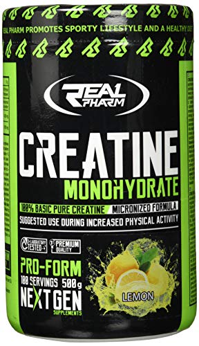 Preisvergleich Produktbild REAL PHARM Creatine Monohydrate - 500 g - Lemon