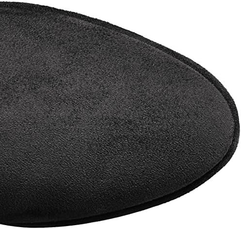 Marc Fisher Womens Humor2 Fabric Closed Toe Over Knee Fashion, Black, Size 5.5 | Image 4