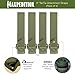 MAXPEDITION 3-Inch TacTie Attachment Straps (Pack of 4) MOLLE Clips for EDC Pouches and Pocket Organizers, Replacement MOLLE Straps for Tactical Gear