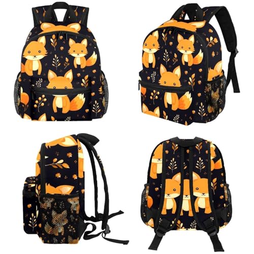 Sac à dos enfant poissons et renards multicolore pour de douces aventures