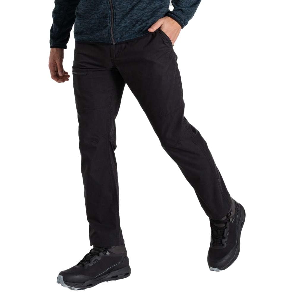 Craghoppers Men's Brisk Walking Trousers DofE Awards Approved Outdoor Pants 26W Short Black