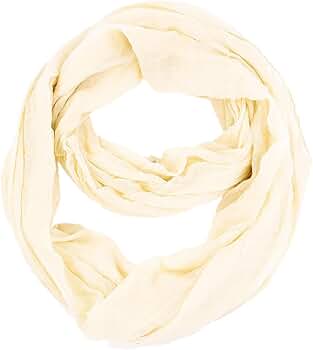HeiDmai Fashion Solid Versatile Infinity Circle Loop Scarves