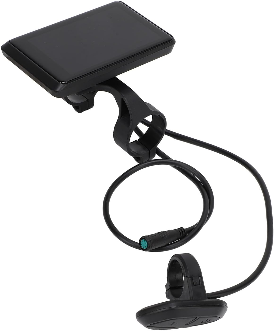 Keenso E Bike Display, ABS LCD Speedometer with USB Charging Port, Monitors Speed and Battery for E-Scooter Commuting and DIY Repairs