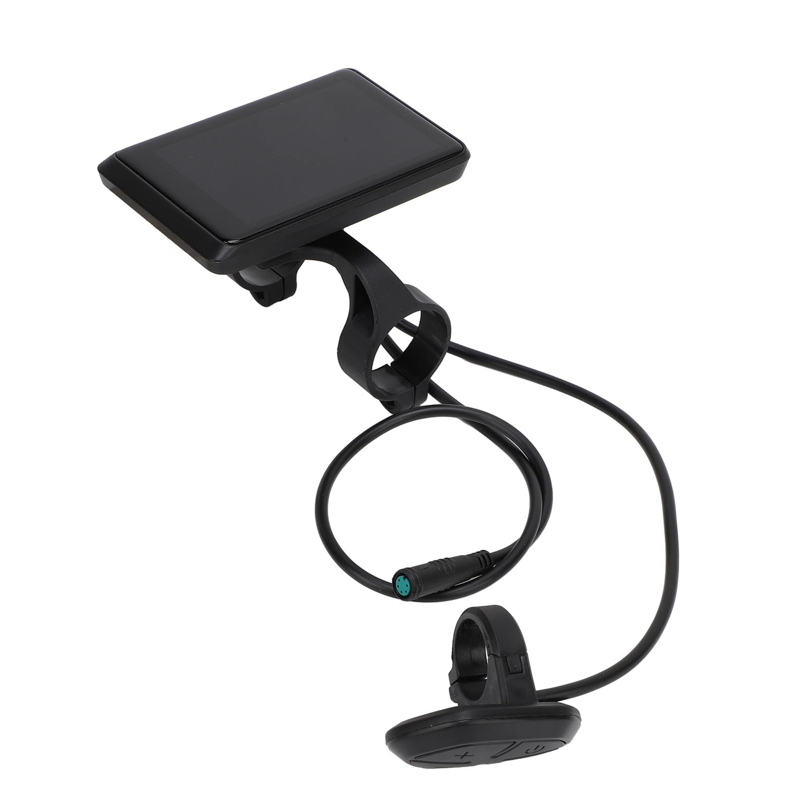 Keenso Display per bici elettronica, tachimetro LCD in ABS con porta di ricarica USB, monitora velocità e batteria, per pendolarismo e riparazioni fai da te