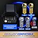 Azonpower 1-Pack 2600mah Rechargeable Lithium Battery Pack Compatible with Brady M210, M210-LAB, BMP21-LAB and BMP21-PLUS Portable Label Printer