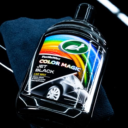 Turtle Wax Color Magic, Farbauffrischende Autopolitur, Jet Black, Entfernt leichte Kratzer, verstärkt die Lackfarbe… – Ansicht 6