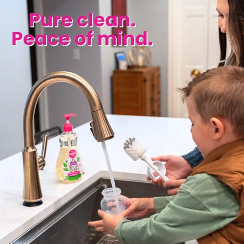 Image of Dapple Baby Lavender Bottle & Dish Soap - 16.9 fl oz - Plant-Powered Cleaner for Baby Bottles, Pump Parts, and Sippy Cups