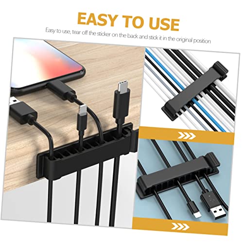 UPKOCH Organizador de Cables 12 piezas para gestión de cables bajo mesa, fácil de instalar miniatura 7